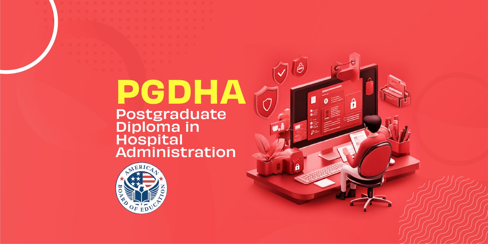 Image of PGDHA course page in Kerala